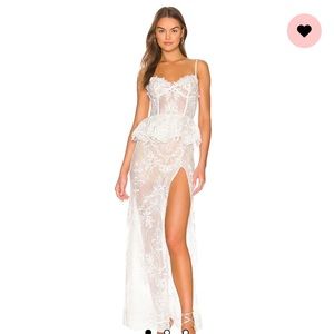 V. Chapman Ophelia Gown in White